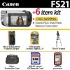 Get Canon FS21Kit1-BFLYK1 - FS21 Dual Flash Memory Camcorder 3420B001AA PDF manuals and user guides