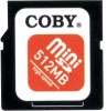 Get Coby SDM512S - 512MB Mini SD Memory Card PDF manuals and user guides
