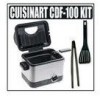 Get Cuisinart CDF 100 - Brushed Deep Fryer PDF manuals and user guides