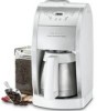 Get Cuisinart DGB-600BCW - Grind & Brew Thermal Coffeemaler PDF manuals and user guides