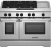 Get KitchenAid KDRS483VSS - 48inch Commercial Dual Fuel Range PDF manuals and user guides