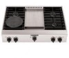 Get KitchenAid KGCP463KSS - 36inch Sealed Burner Commercial-Style Gas Cooktop PDF manuals and user guides