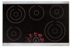 Get LG LCE3081ST - 30in Smoothtop Electric Cooktop 5 Steady Heat Elements PDF manuals and user guides