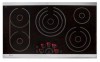 Get LG LCE3681ST - 36in Smoothtop Electric Cooktop 5 Steady Heat Elements PDF manuals and user guides