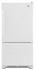 Get Maytag MBF2258WEW - 22 cu. Ft. EcoConserve Bottom Mount Refrigerator PDF manuals and user guides