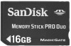 Get SanDisk SDMSPD-016G-P36 - 16GB Memory Stick PRO Duo Flash Card PDF manuals and user guides