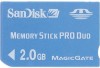 Get SanDisk SDMSPD-2048-A11 - 2 GB MemoryStick Pro Duo Retail Package PDF manuals and user guides