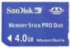Get SanDisk SDMSPD-4096-A10 - Memory Stick Pro PDF manuals and user guides