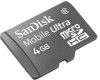 Get SanDisk SDSDQY-4096 - 4GB Mobile ULTRA microSDHC Card CLASS 6 Static PDF manuals and user guides