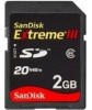 Get SanDisk SDSDX3-2048 - 2GB Extreme III SD Memory Card Bulk Package PDF manuals and user guides