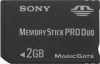 Get Sony MSXM2GS - 2 GB Memory Stick PRO Duo PDF manuals and user guides