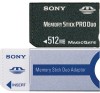 Get Sony MSXM512S - 512 MB Memory Stick PRO Duo Flash Card PDF manuals and user guides