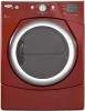 Get Whirlpool WED9250WR - Duet Cranberry - Electric Dryer PDF manuals and user guides
