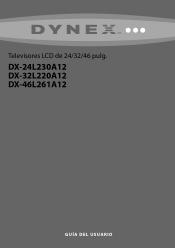 Dynex DX-32L220A12 User Manual (Spanish)