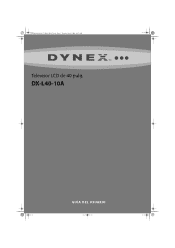 Dynex DX-L40-10A User Manual (Spanish)