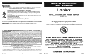 Lasko 5307 User Manual