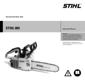 Stihl 009 Instruction Manual