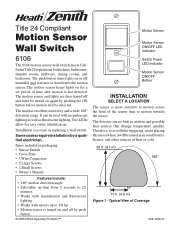 Zenith SL-6106-WH Installation Guide