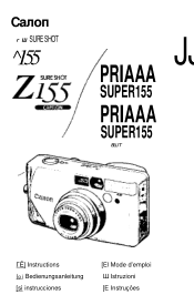 Canon Z155 Instruction Manual