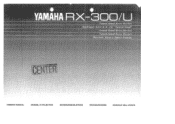Yamaha RX-300 Owner's Manual