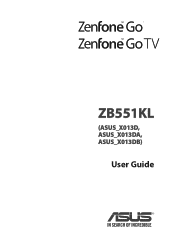 Asus ZenFone Go TV ZB551KL ZenFone Go ZB551KL English Version E-manual