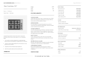 Fisher and Paykel CDV3-304H-N Quick Reference guide