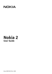 Nokia 2 User Manual