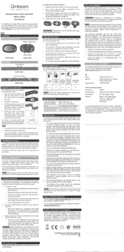 Oregon Scientific SZ999 User Manual