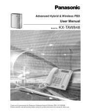Panasonic KXTAW848 KXTAW848 User Guide