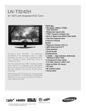 Samsung LNT3242HX/XAA Brochure