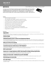 Sony BDP-S5100 Marketing Specifications