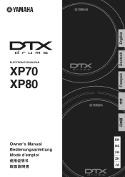 Yamaha XP70 Owner's Manual
