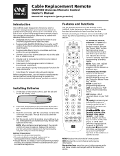 Audiovox OARP05S Owners Manual