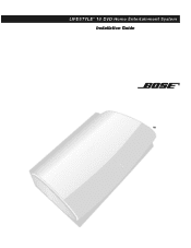 Bose Lifestyle 18 Installation guide