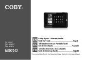 Coby MID7042 User Manual