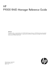 HP XP P9500 HP P9000 RAID Manager Reference Guide (T1610-96037, October 2011)