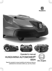Husqvarna AUTOMOWER 550H Owner Manual