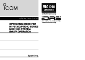 Icom IC-F6123D Operating Guide