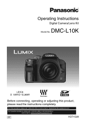 Panasonic DMC-L10K Digital Slr