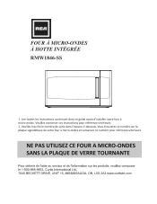 RCA RMW1846-SS French Manual