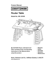 Craftsman 28180 Product Manual