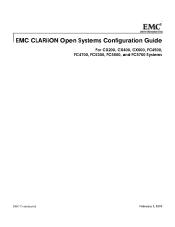 EMC CX600 Configuration Guide
