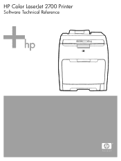 HP Color LaserJet 2700 HP Color LaserJet 2700 - Software Technical Reference