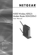 Netgear DGN2200v3 DGN2200v3 User Manual