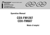Pioneer CDX-FM1287 Other Manual