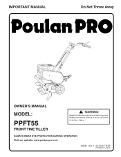 Poulan PPFT55 User Manual