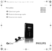 Philips HDD1835 Quick start guide