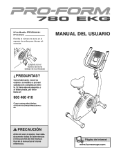 ProForm 780 Ekg Bike Spanish Manual