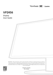 ViewSonic VP2456 User Guide English