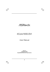 ASRock 4Core1600-DVI User Manual